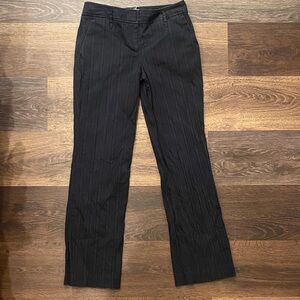 LOFT Charcoal Pinstripe Trousers